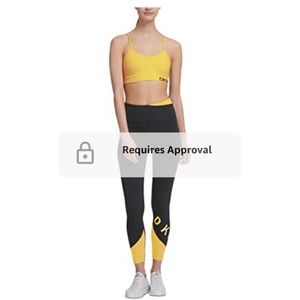 DKNY Womens Fitness Leggings Yoga Pants Small New